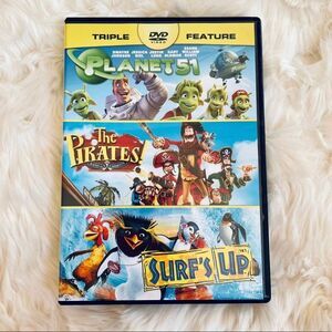 Planet 51, The Pirates, & Surfs Up DVD | Excellent | Funny Family Kids
